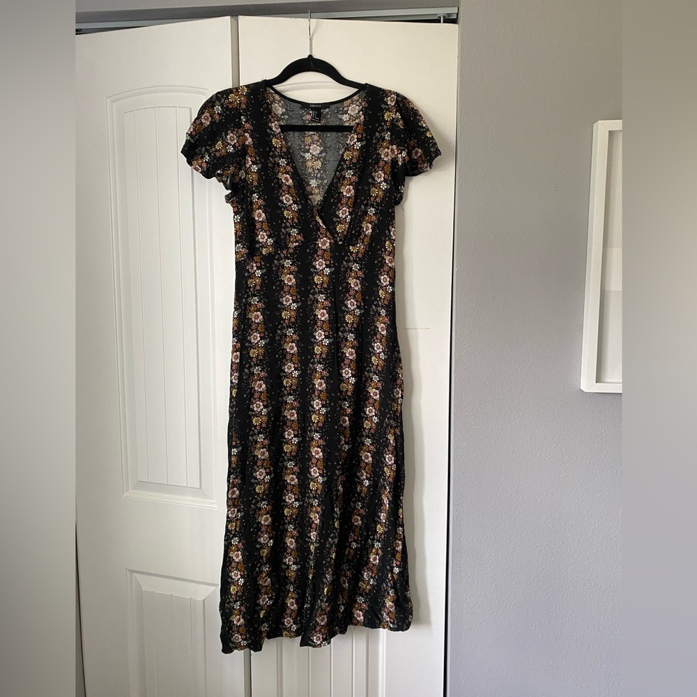 Foral Midi Dress